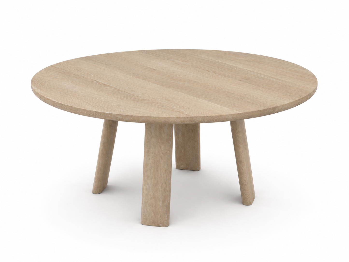 Essential Round Table in Nordic White Oak (72x72x30)