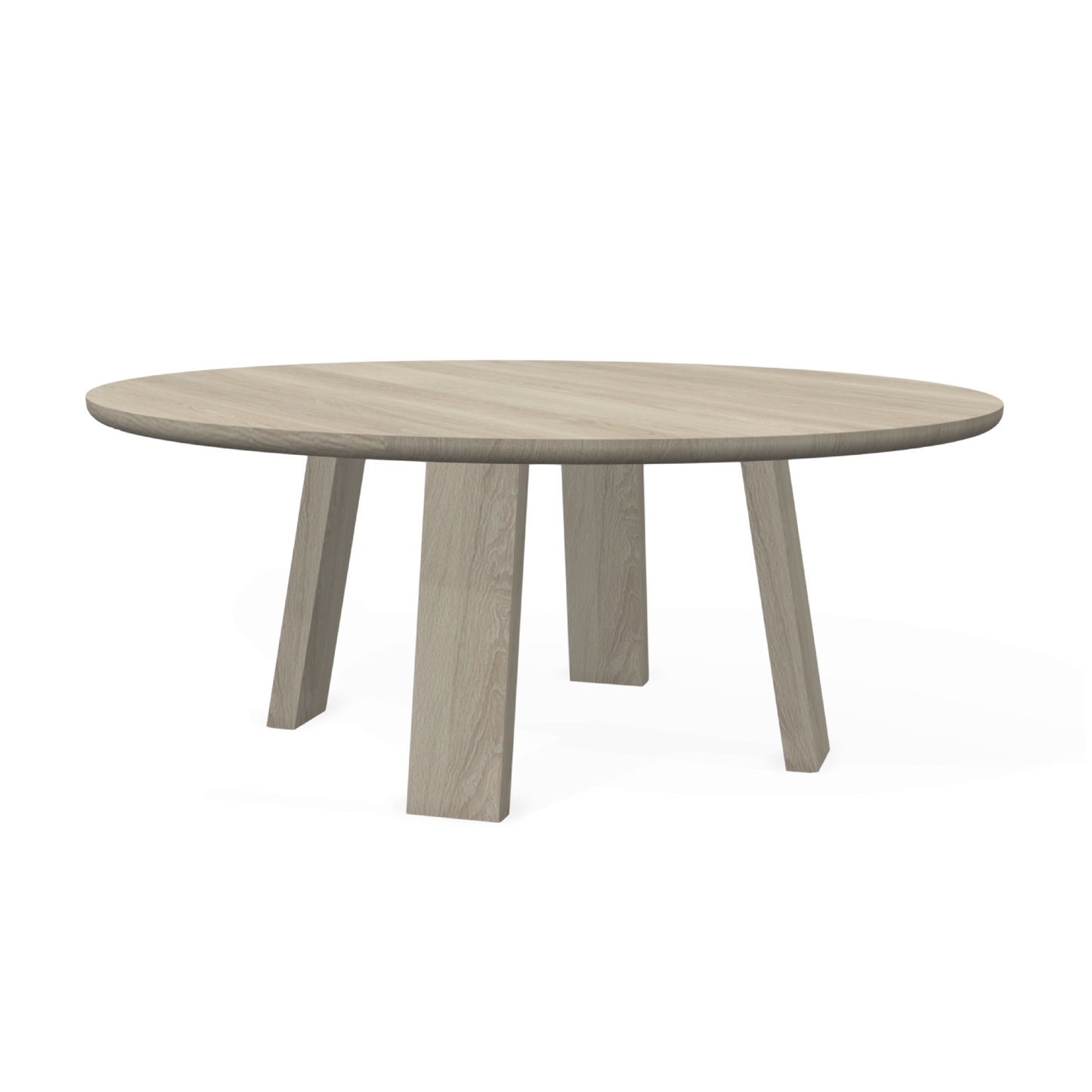 Essential Round Table in Nordic White Oak (72x72x30)