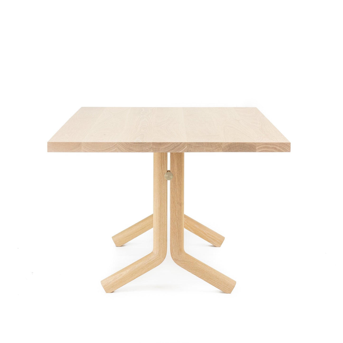 Morris Pedestal Table in Natural White Oak