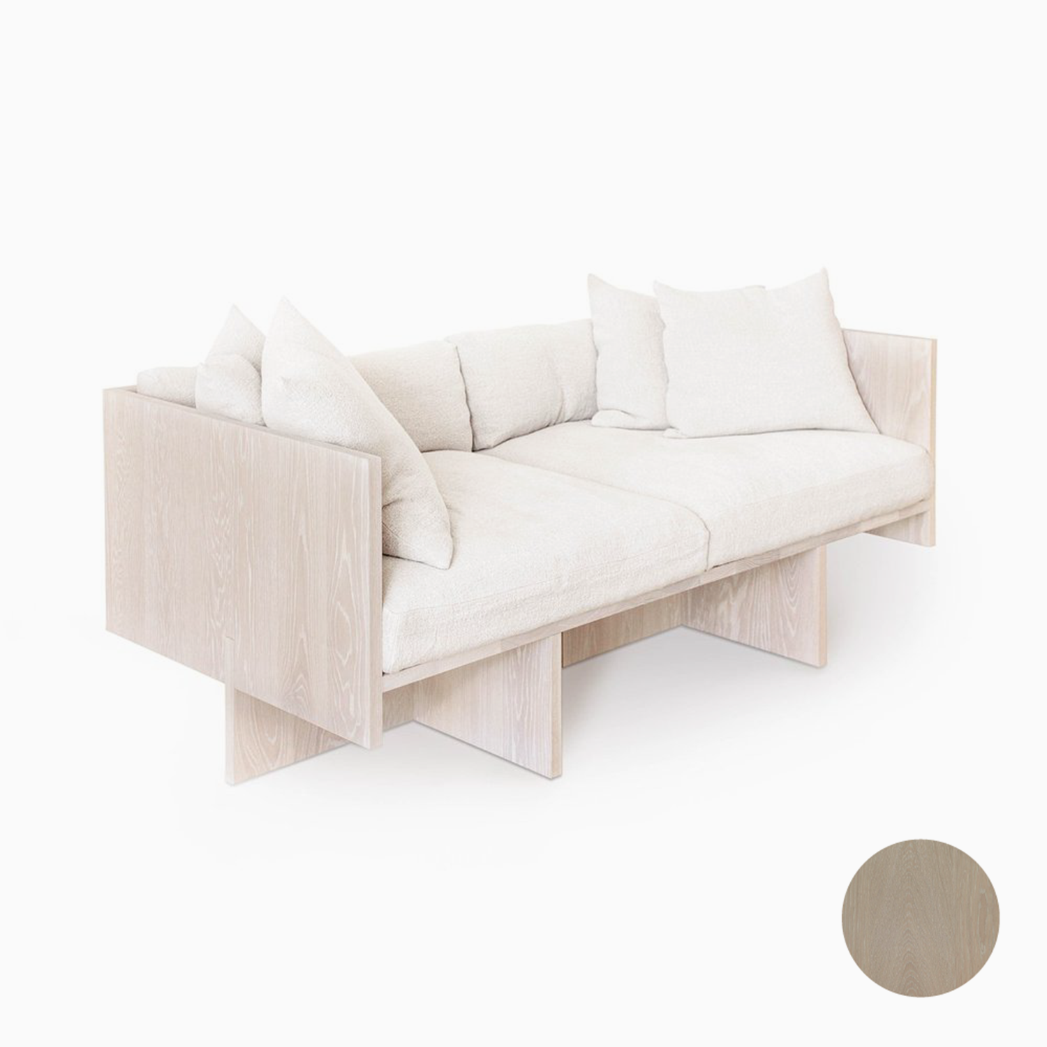 Florence Daybed in Weathered Oak