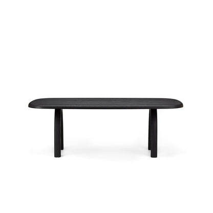 Azure Dining Table in Black Oak