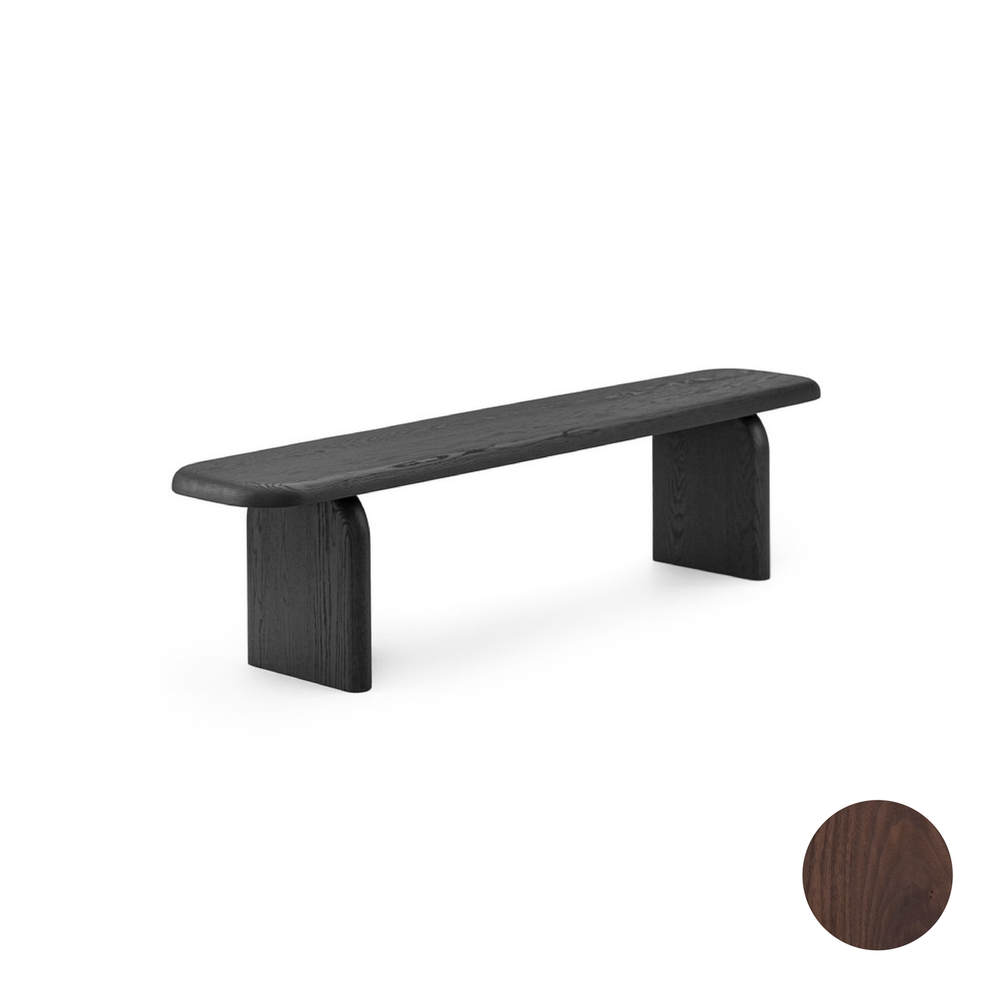 Azure Bench in Natural Walnut