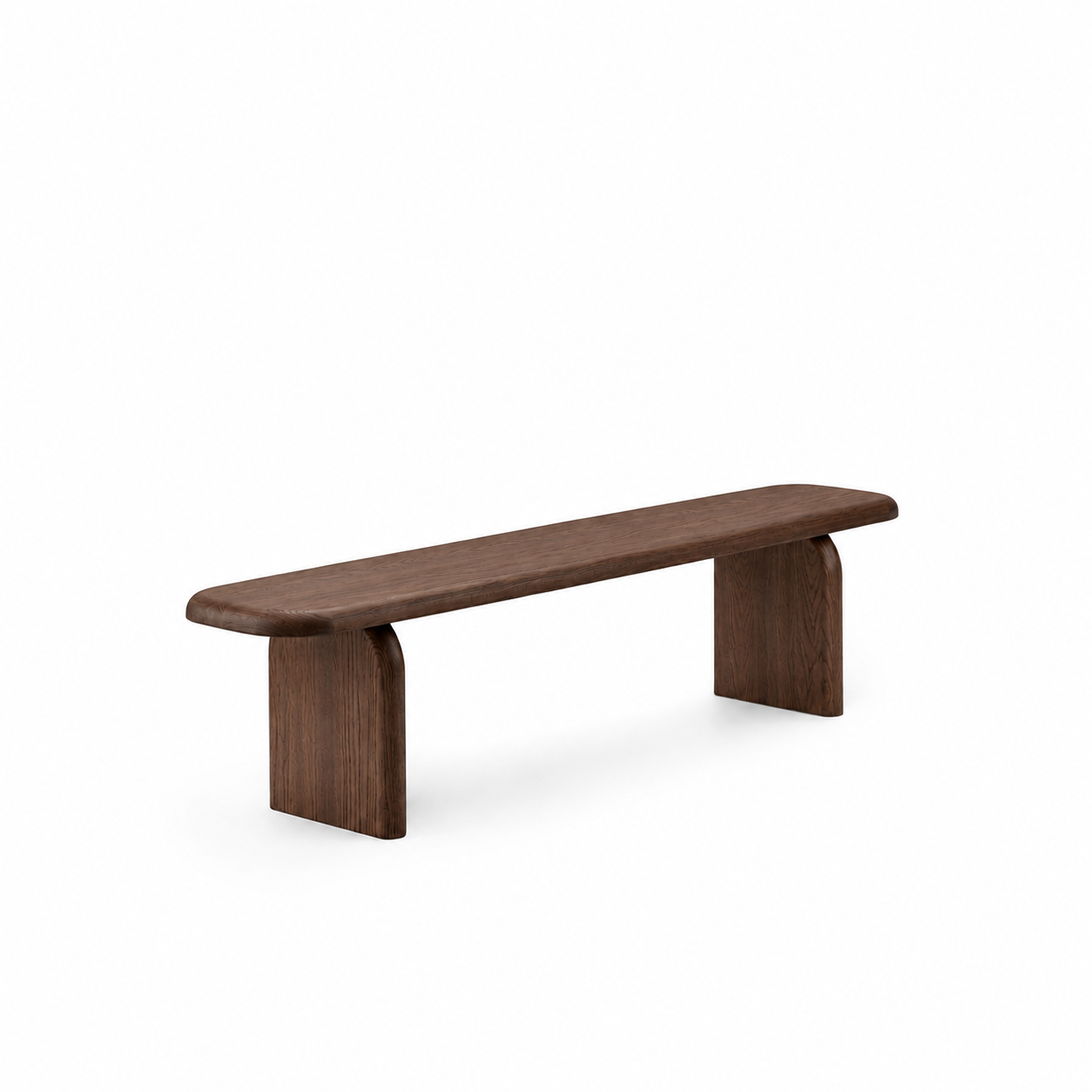 Azure Bench in Natural Walnut (72x15x18)
