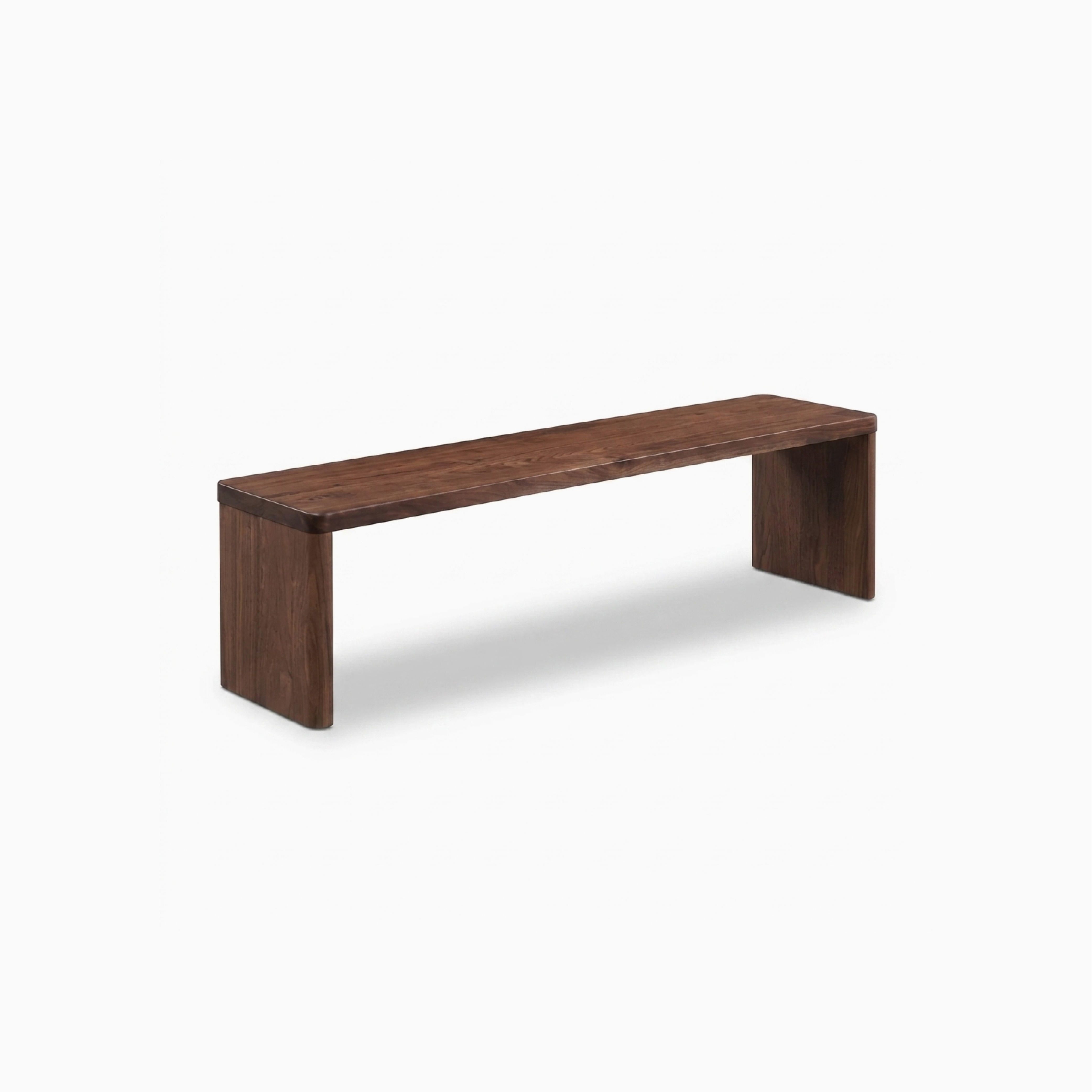 Essential Bench in Natural Walnut (70x15x18)