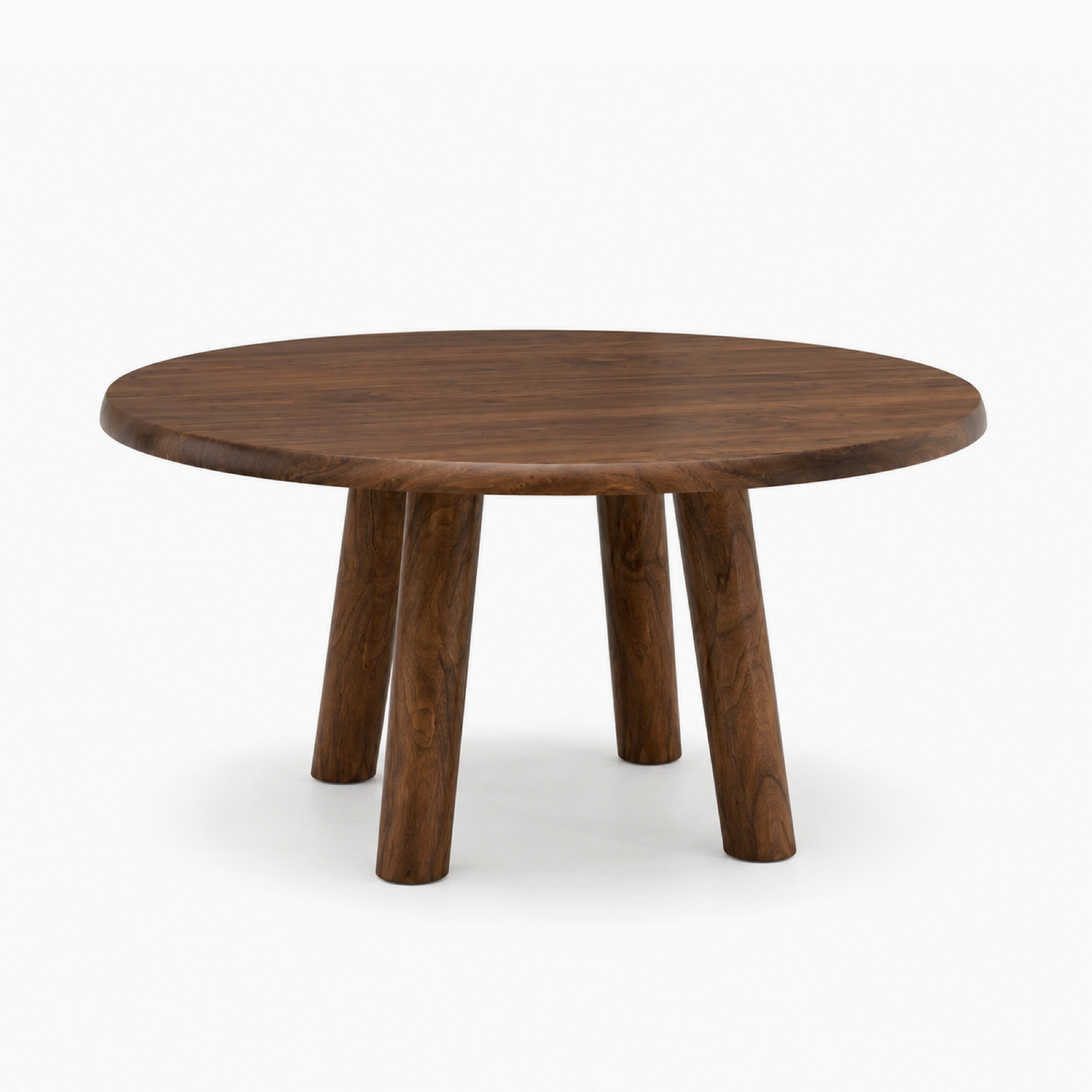 Essential Round Table in Natural Walnut (60x60x29)