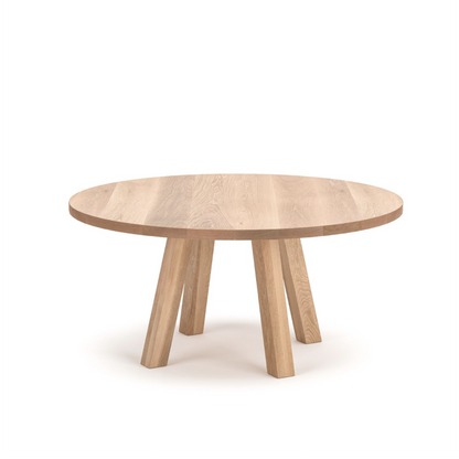 Essential Round Table in Natural Oak