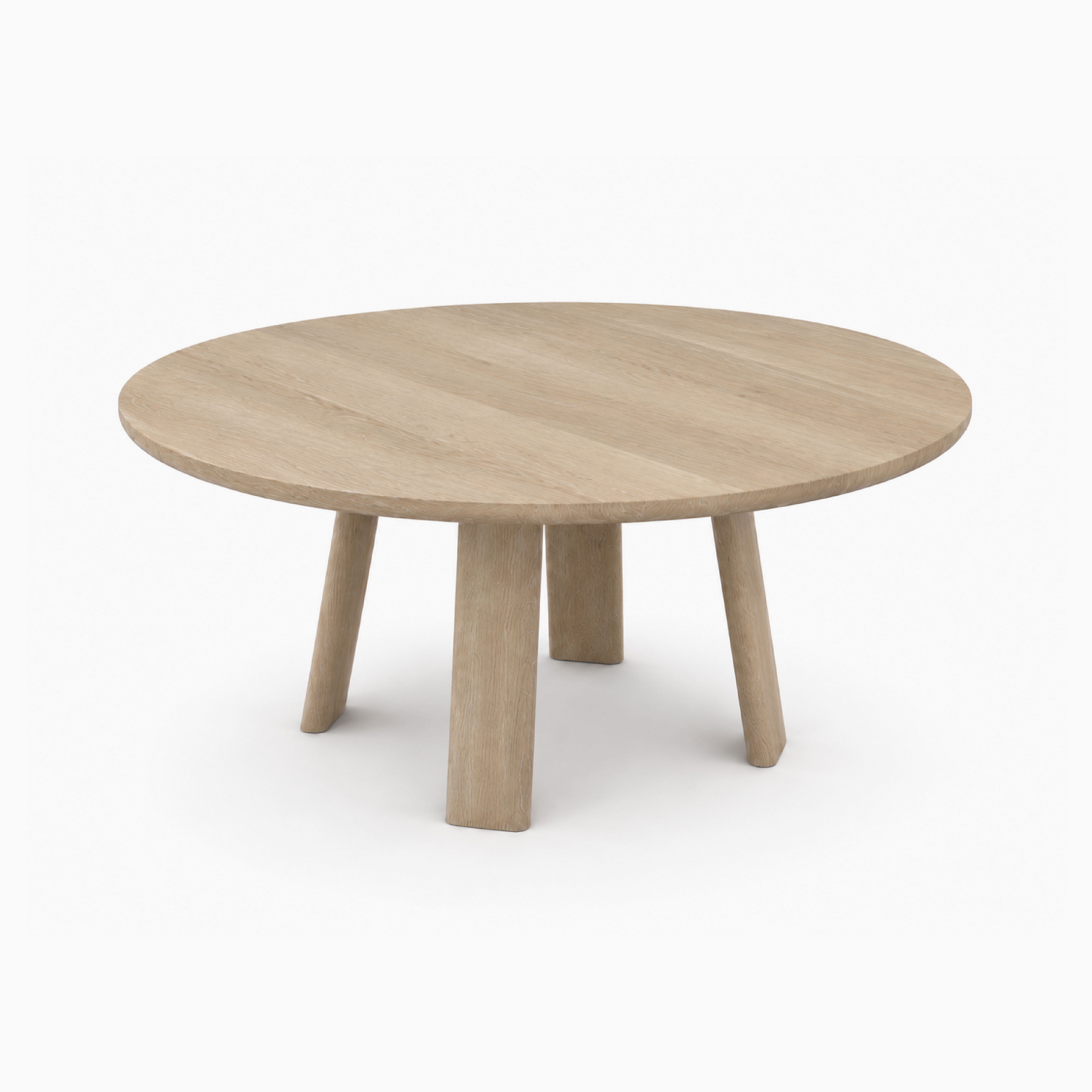 Essential Round Table in Nordic White Oak (72x72x30)