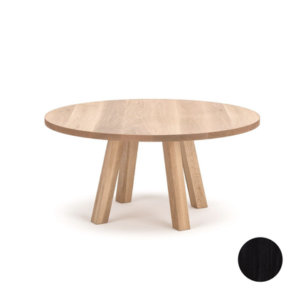 Essential Round Table in Black Ash