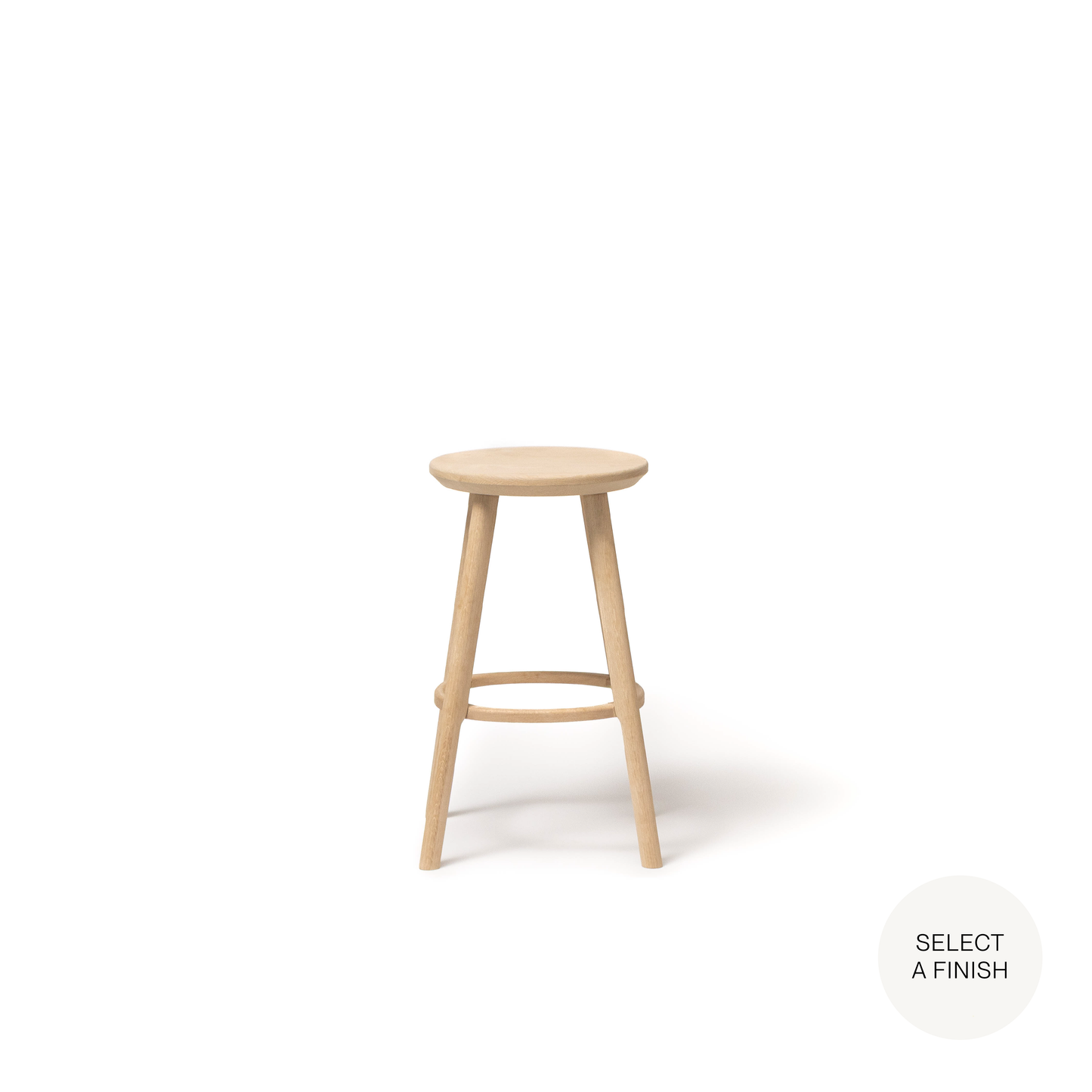 Hatch Stool in any Standard Oak Finish (14x14x25)
