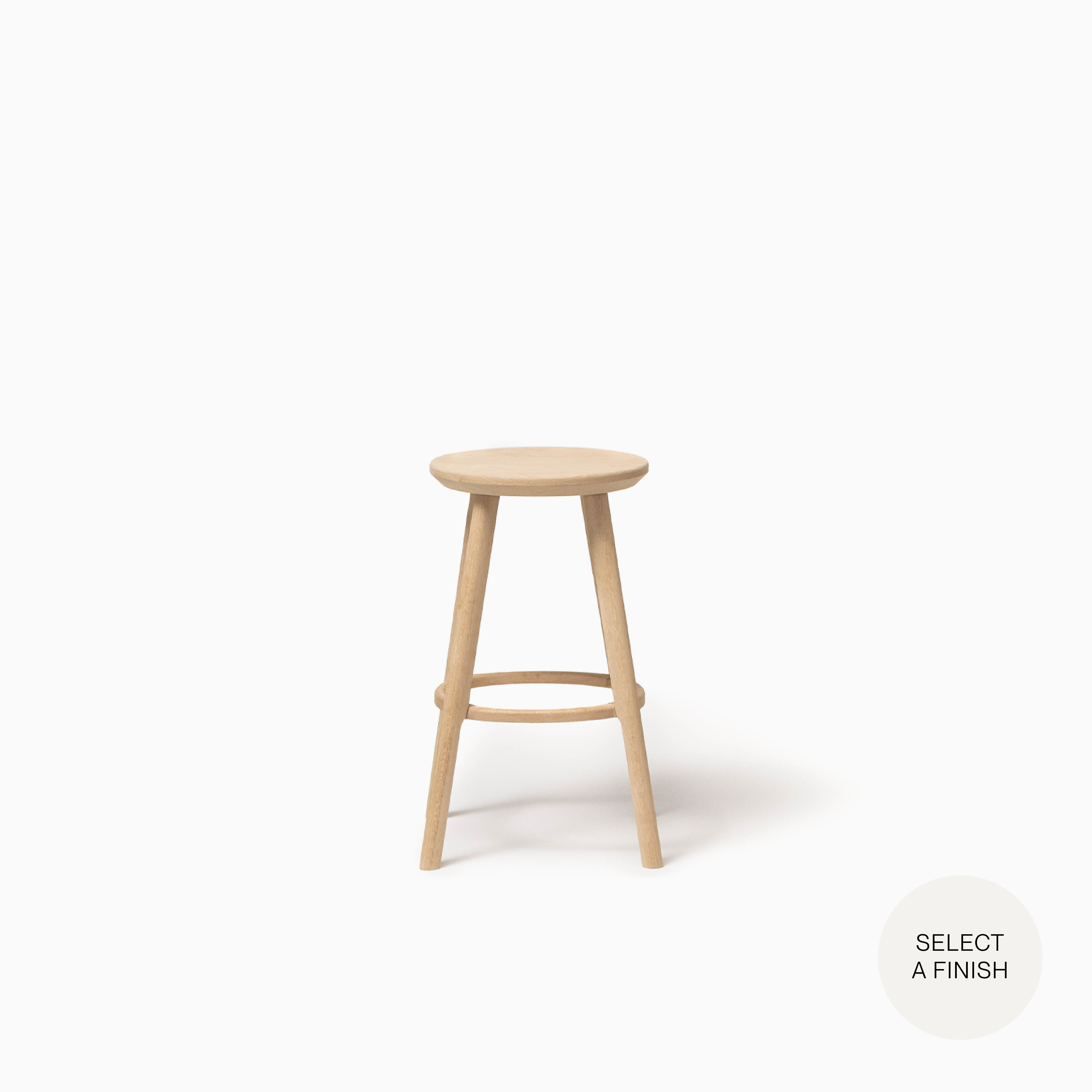 Hatch Stool in any Standard Oak Finish (14x14x25)