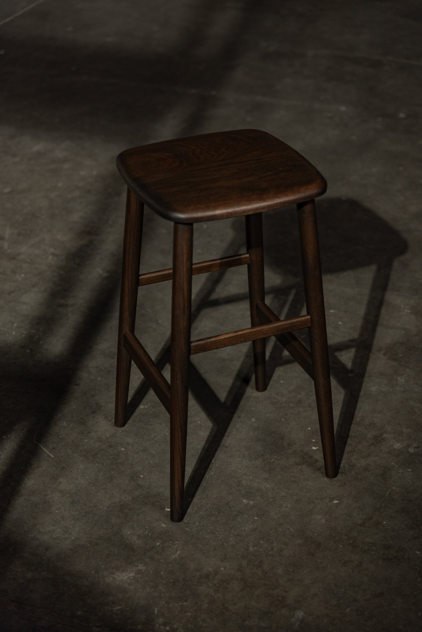 Brohm Stool in Natural Walnut