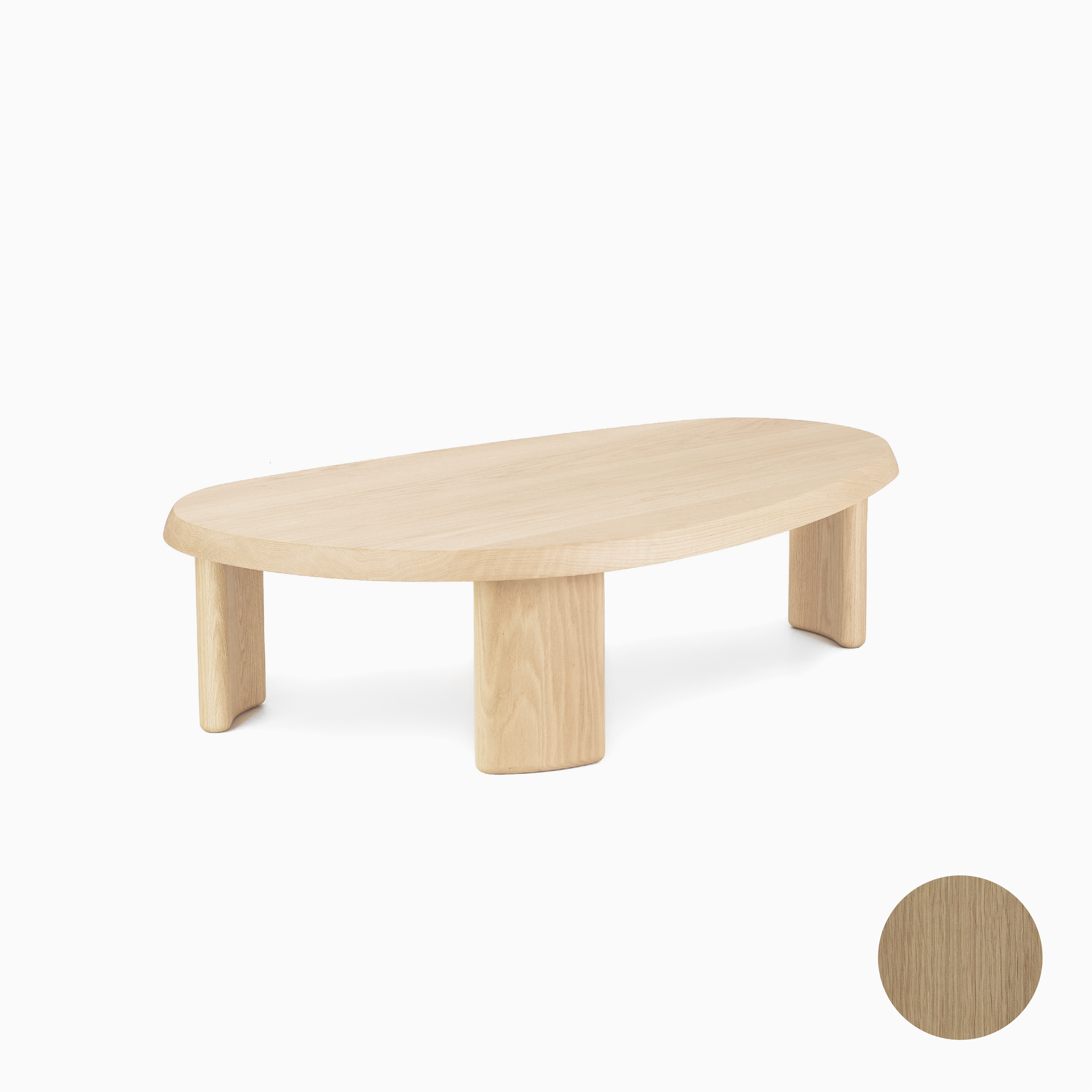 Mabel Coffee Table in Essential White Oak (64x36x14)