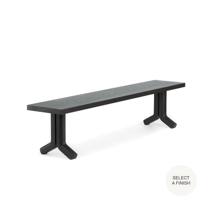 Morris Bench in Any Standard White Oak Finish (80x15x18)