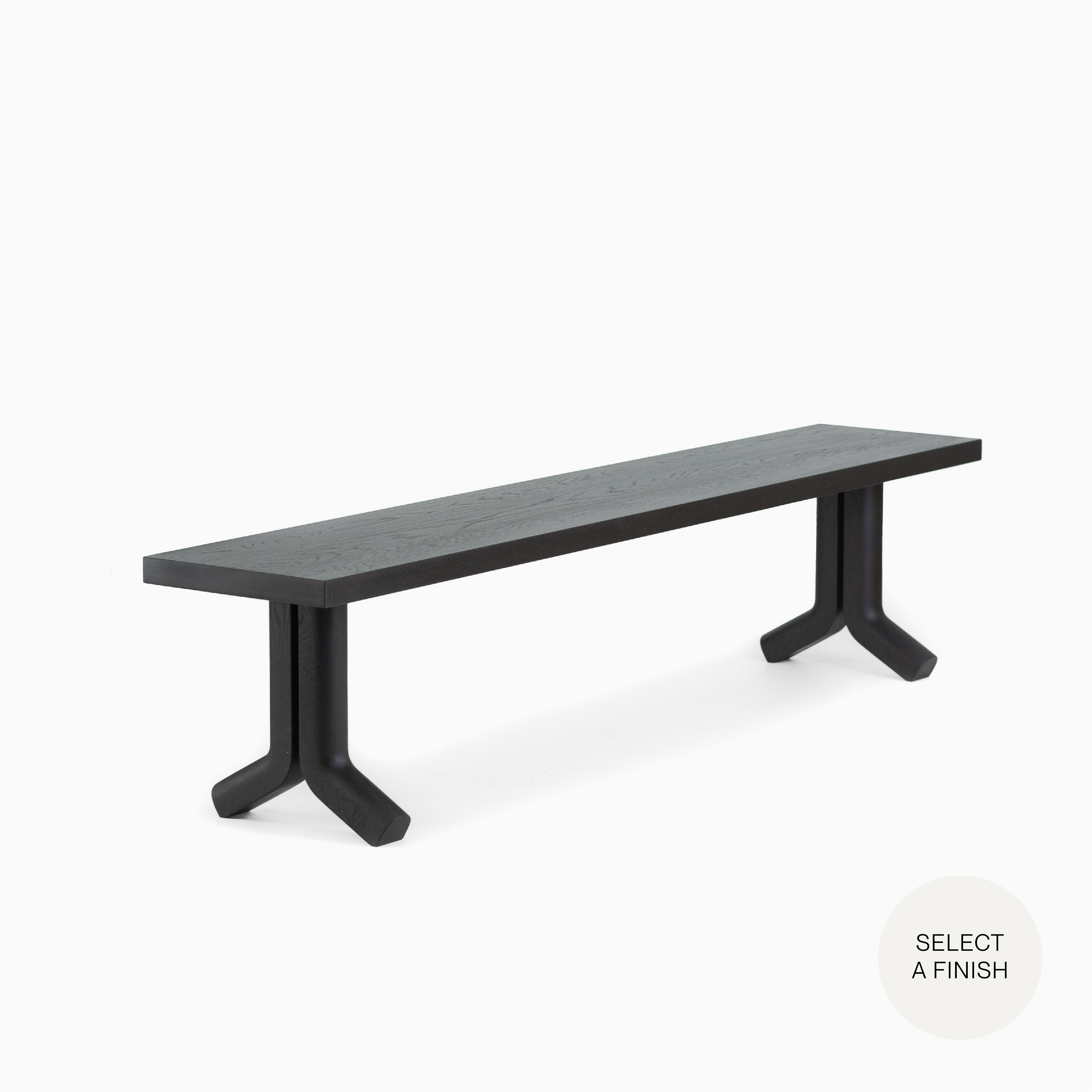 Morris Bench in Any Standard White Oak Finish (80x15x18)