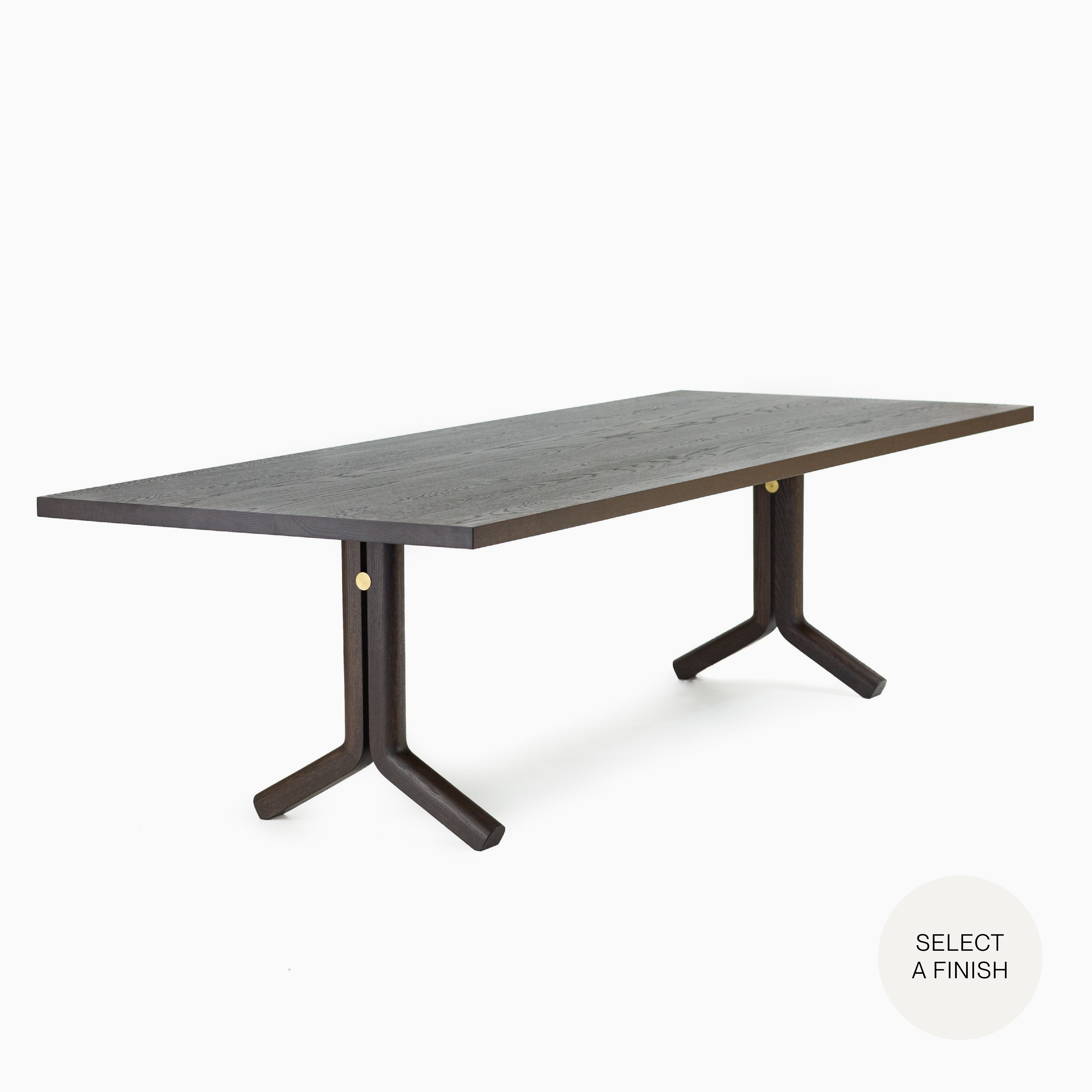 Morris Pedestal Table with Customizable Options (108x42x29)