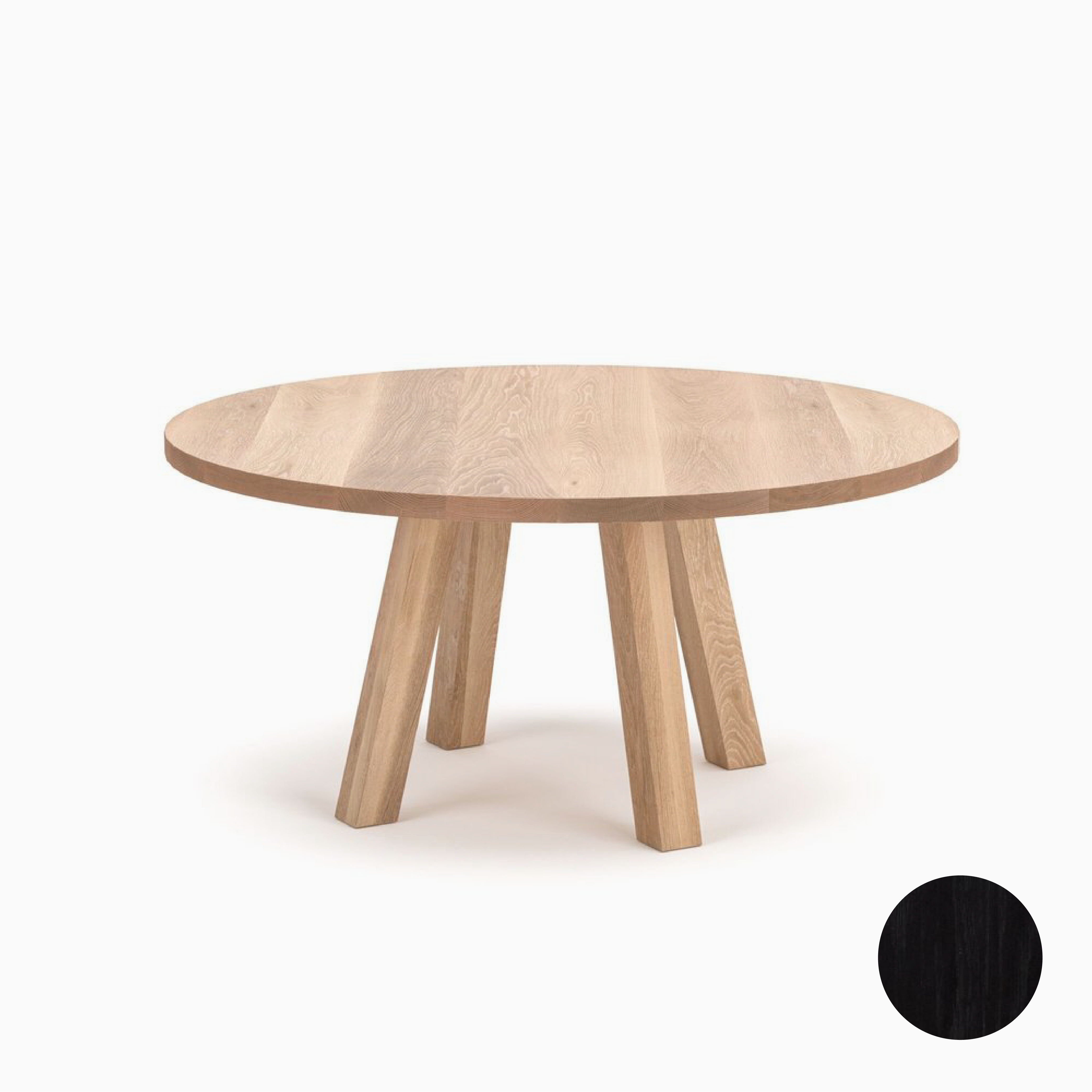 Essential Round Table in Black Ash