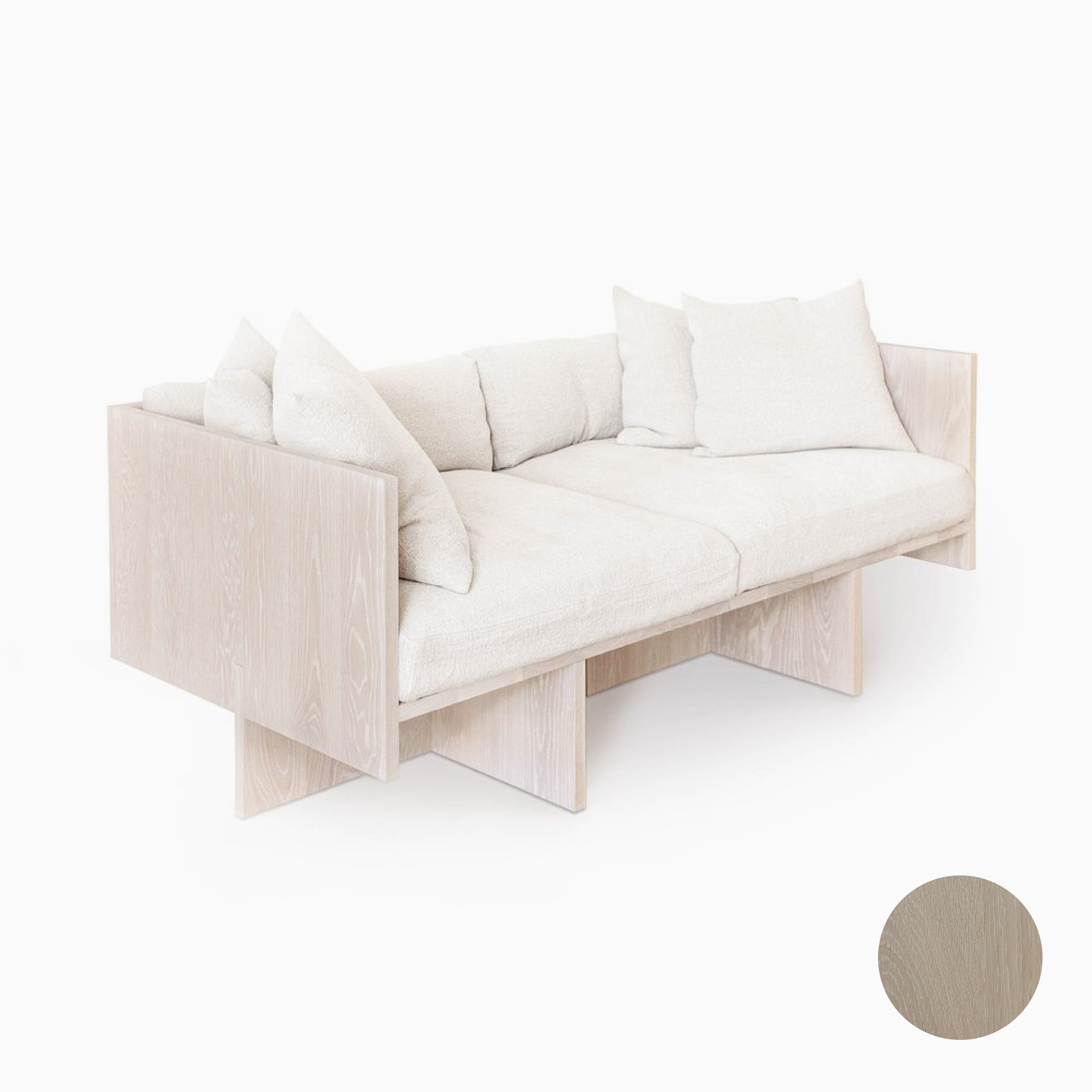 Florence Daybed in Weathered Oak