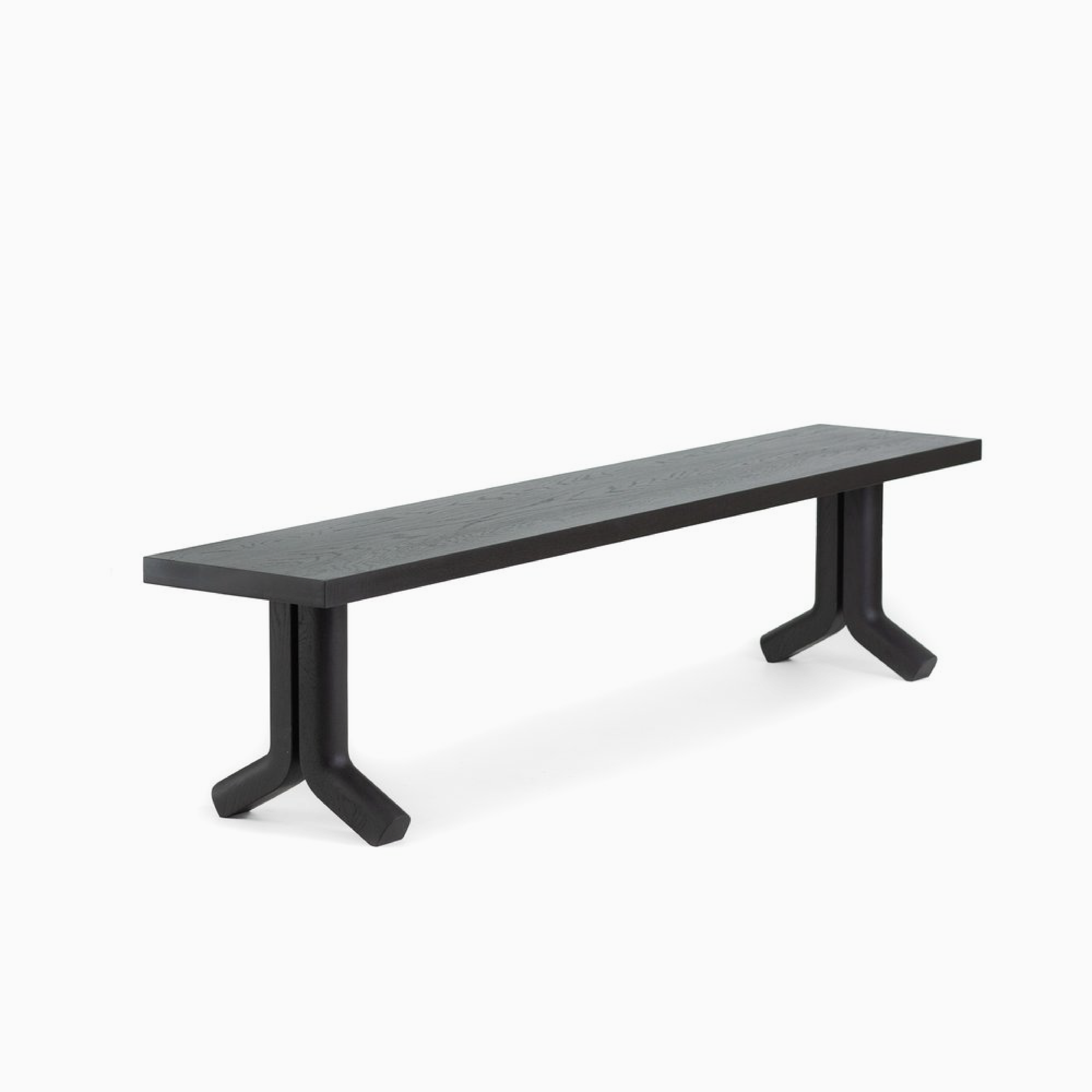 Morris Bench in Black Oak