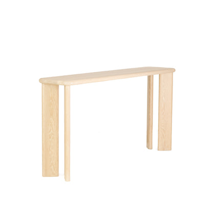 Rees Console in Nordic White Oak (80x15x36)