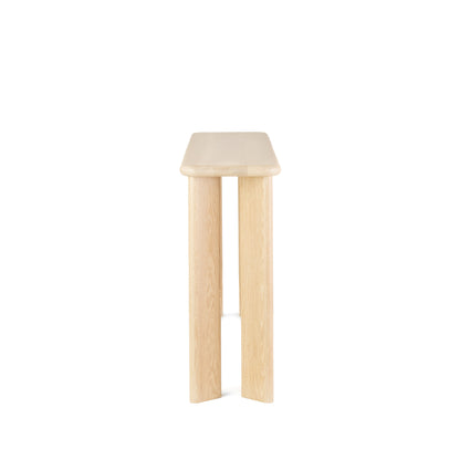 Rees Console in Nordic White Oak (80x15x36)